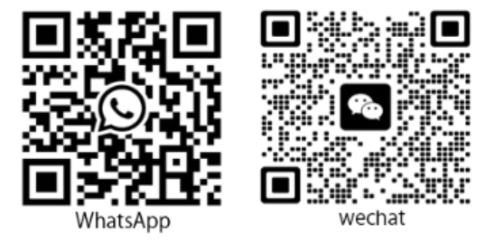 DAIDISIKE WhatsApp and WeChat QR codes