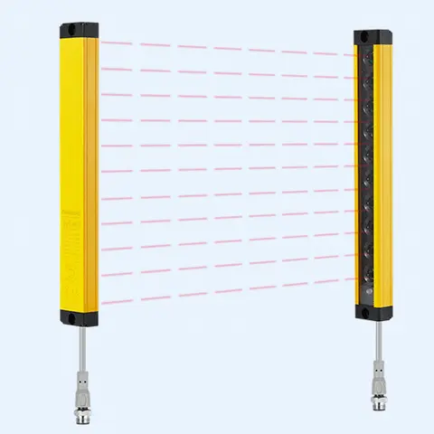 DQZ Ultra-thin (Front-emitting) Safety Light Curtain - product photo
